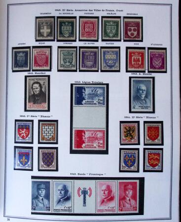 1849-2003 Remarquable collection de France, pratiquement