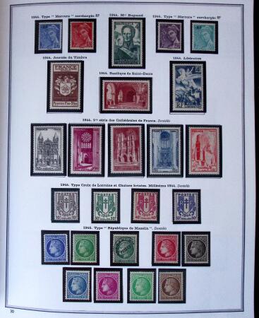 1849-2003 Remarquable collection de France, pratiquement
