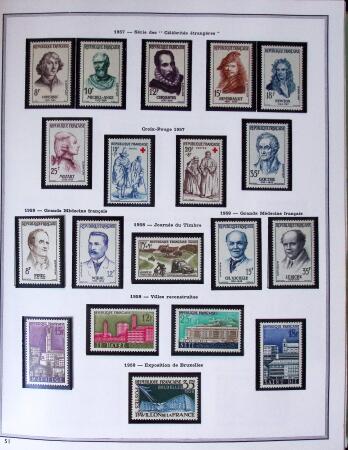 1849-2003 Remarquable collection de France, pratiquement