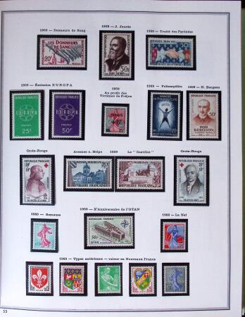 1849-2003 Remarquable collection de France, pratiquement