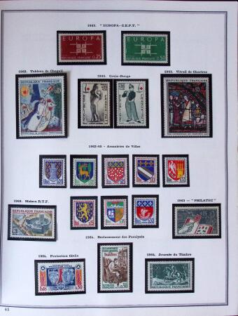 1849-2003 Remarquable collection de France, pratiquement