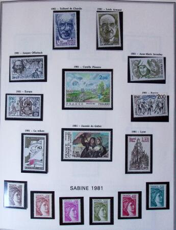 1849-2003 Remarquable collection de France, pratiquement