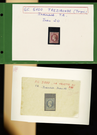 1855-1900, Timbres de France et colonies dont reconstitution