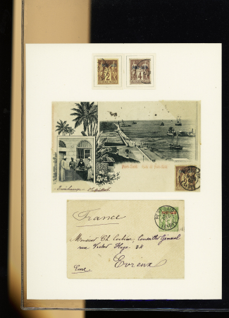 1855-1900, Timbres de France et colonies dont reconstitution
