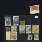 1855-1900, Timbres de France et colonies dont reconstitution