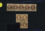 1855-1900, Timbres de France et colonies dont reconstitution