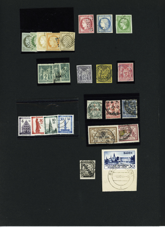 1859-1948, Collection de colonies françaises, belles