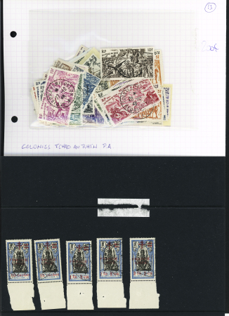 1859-1948, Collection de colonies françaises, belles