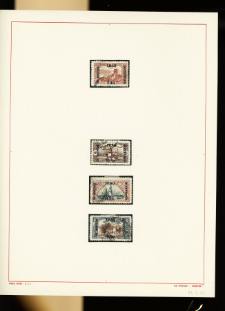 1900-1993, Ensemble de timbres neufs de France, concentré