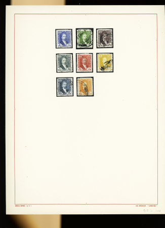 1900-1993, Ensemble de timbres neufs de France, concentré