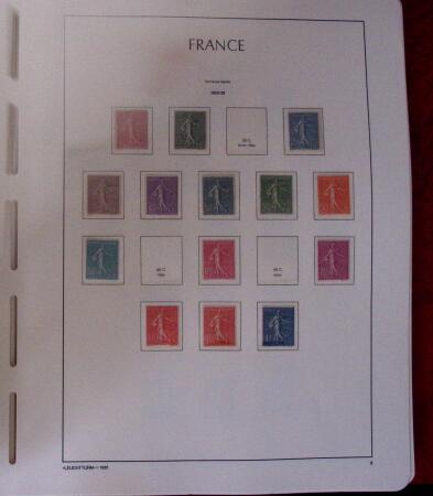 1900-2009, Collection de timbres neufs de France (un
