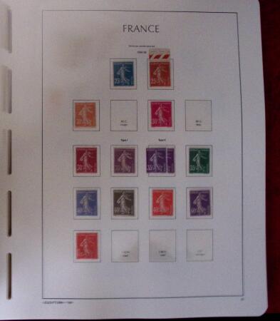 1900-2009, Collection de timbres neufs de France (un