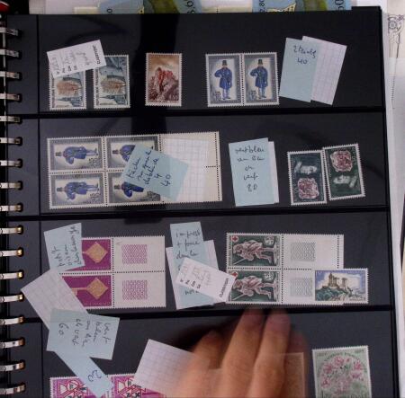1900-1993, Ensemble de timbres neufs de France, concentré