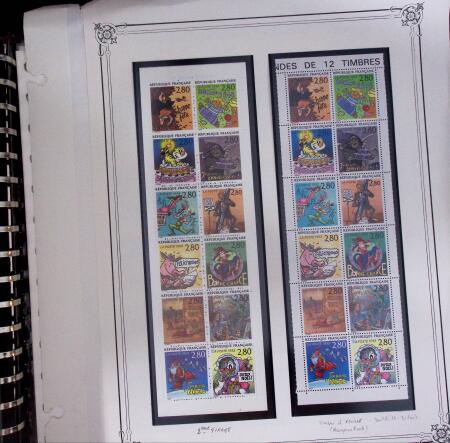 1900-1993, Ensemble de timbres neufs de France, concentré