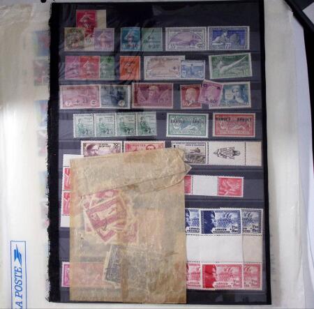 1900-1993, Ensemble de timbres neufs de France, concentré