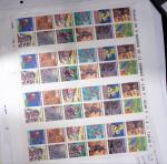 1900-1993, Ensemble de timbres neufs de France, concentré