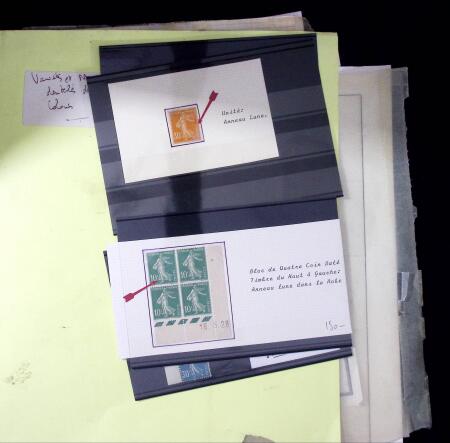 1900-1993, Ensemble de timbres neufs de France, concentré