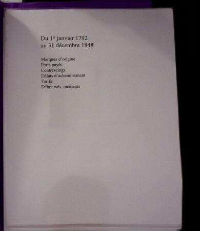 1587-1960 Grande quantité de lettres, principalement
