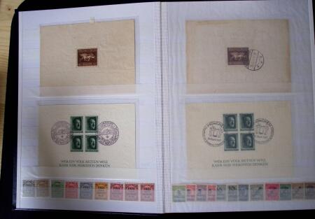 1872-1970 Mint & and used selection in four albums,