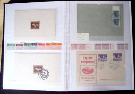 1872-1970 Mint & and used selection in four albums,