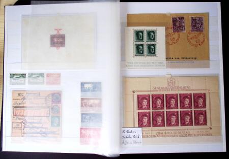 1872-1970 Mint & and used selection in four albums,