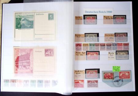 1872-1970 Mint & and used selection in four albums,