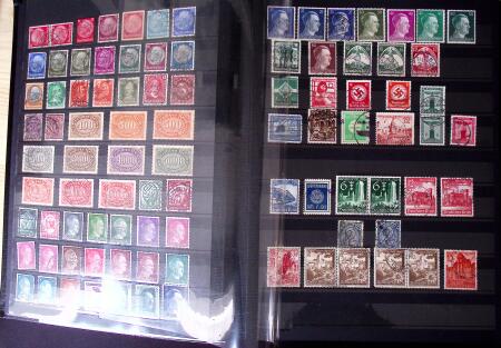 1872-1970 Mint & and used selection in four albums,