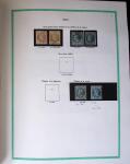 1849-1940, Collection d'oblitérés en deux albums