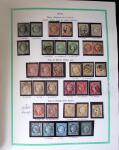 1849-1940, Collection d'oblitérés en deux albums