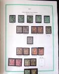 1849-1940, Collection d'oblitérés en deux albums