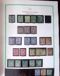 1849-1940, Collection d'oblitérés en deux albums