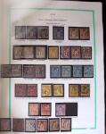 1849-1940, Collection d'oblitérés en deux albums