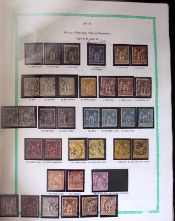 1849-1940, Collection d'oblitérés en deux albums