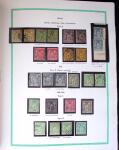 1849-1940, Collection d'oblitérés en deux albums