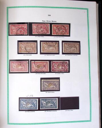 1849-1940, Collection d'oblitérés en deux albums