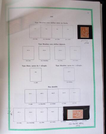 1849-1940, Collection d'oblitérés en deux albums