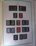 1849-1940, Collection d'oblitérés en deux albums