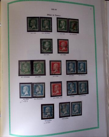 1849-1940, Collection d'oblitérés en deux albums