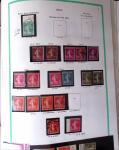 1849-1940, Collection d'oblitérés en deux albums