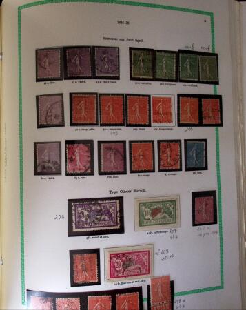 1849-1940, Collection d'oblitérés en deux albums