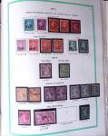1849-1940, Collection d'oblitérés en deux albums