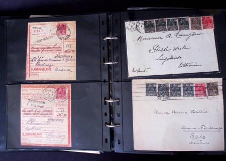 Environ 150 lettres avec les timbres de l'exposition coloniale