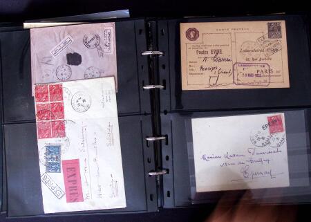 Environ 150 lettres avec les timbres de l'exposition coloniale