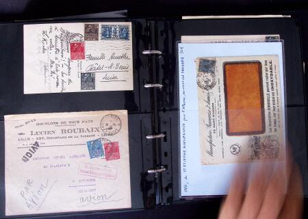 Environ 150 lettres avec les timbres de l'exposition coloniale