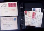 Environ 150 lettres avec les timbres de l'exposition coloniale