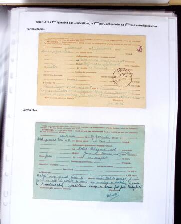 1940 Cartes Interzones: Présentation 104 cartes familiales