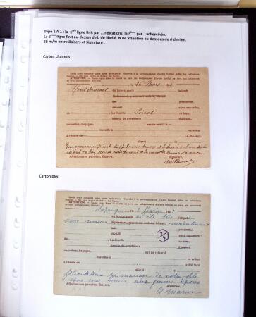 1940 Cartes Interzones: Présentation 104 cartes familiales