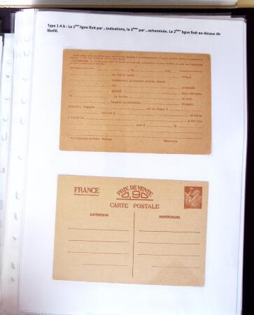 1940 Cartes Interzones: Présentation 104 cartes familiales