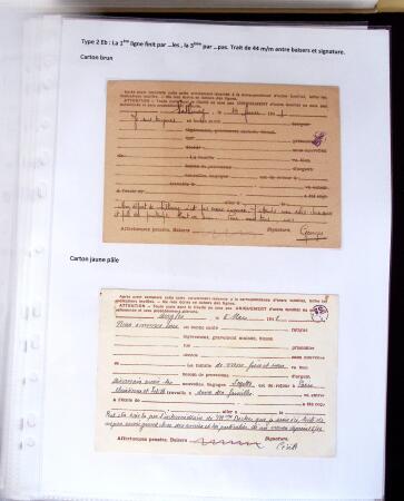 1940 Cartes Interzones: Présentation 104 cartes familiales