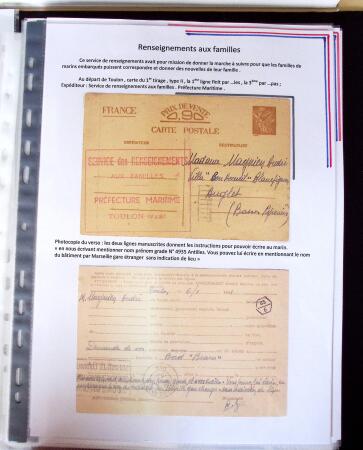 1940 Cartes Interzones: Présentation 104 cartes familiales